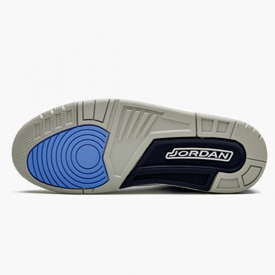 Womens/Mens Nike Jordan 3 Retro UNC White/Valor Blue Tech Gray Jordan Shoes