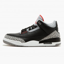 Men's Nike Jordan 3 Retro Og Black/Cement Black/Fire Red/Cement Grey Jordan Shoes