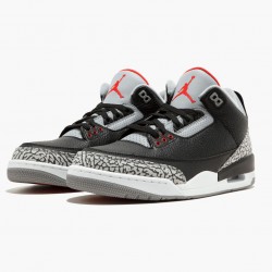 Men's Nike Jordan 3 Retro Og Black/Cement Black/Fire Red/Cement Grey Jordan Shoes