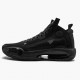 Mens Nike Jordan 34 PE Black Cat Black/Black Dark/Smoke Grey Jordan Shoes