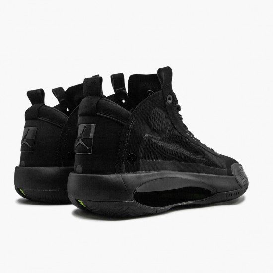 Mens Nike Jordan 34 PE Black Cat Black/Black Dark/Smoke Grey Jordan Shoes