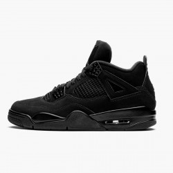 Women's/Men's Nike Jordan 4 Retro Black Cat Black/Black Light Graphite Jordan Shoes