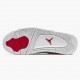 Womens/Mens Nike Jordan 4 Retro Metallic Red White/Metallic Silver Univers Jordan Shoes
