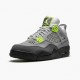 Mens Nike Jordan 4 Retro SE 95 Neon Cool Grey/Volt Wolf Grey Anthr Jordan Shoes