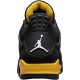 Mens Nike Jordan 4 Retro Thunder 2023 Black/Tour Yellow Jordan Shoes