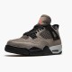 Womens/Mens Off-White x Nike Jordan 4 Retro Taupe Haze Taupe Haze/Oil Grey Jordan Shoes