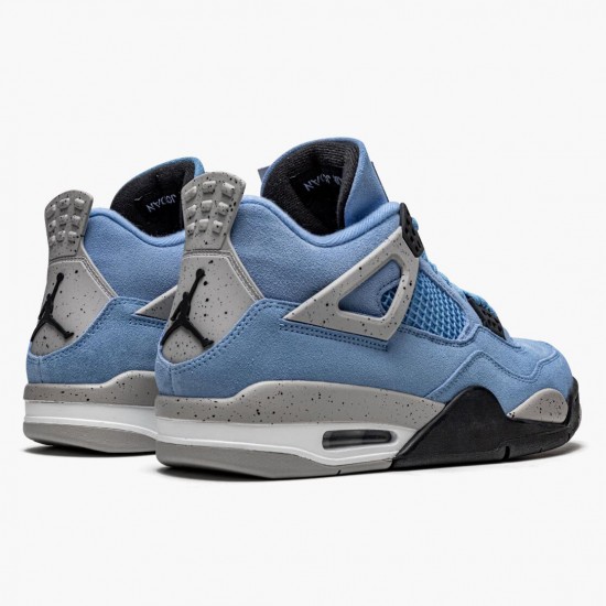 Womens/Mens Nike Jordan 4 Retro University Blue University Blue/Tech Grey Whit Jordan Shoes