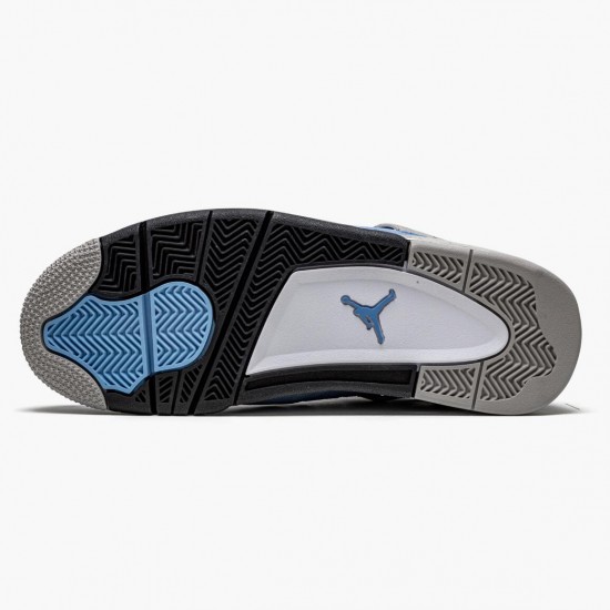 Womens/Mens Nike Jordan 4 Retro University Blue University Blue/Tech Grey Whit Jordan Shoes