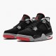 Mens Nike Jordan 4 Retro Bred 2019 Release Black/Cement Grey/Summit White/Fire Red Jordan Shoes