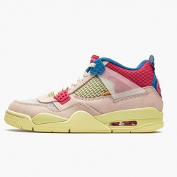 Women's/Men's Union LA x Nike Jordan 4 Retro Off Noir Guava Ice/Light Bone Brigade B Jordan Shoes