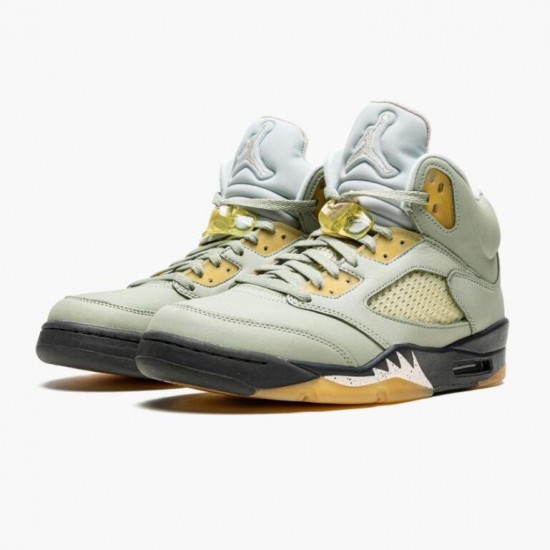 Womens/Mens Nike Jordan 5 Jade Horizon Light Silver Anthracite Pink Glaze Jade Horizon/Light Silver/Anthracite/Pink Glaze Jordan Shoes