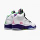 Womens/Mens Nike Jordan 5 Retro Alternate Bel Air White/Court Purple-Racer Pink-Ghost Green Jordan Shoes