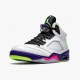 Womens/Mens Nike Jordan 5 Retro Alternate Bel Air White/Court Purple-Racer Pink-Ghost Green Jordan Shoes
