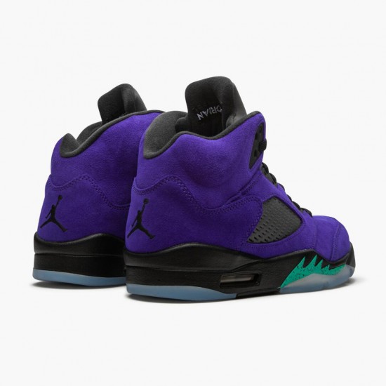 Mens Nike Jordan 5 Retro Alternate Grape Grape Ice/Black Clear New Emer Jordan Shoes