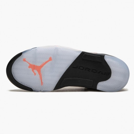 Womens/Mens Nike Jordan 5 Retro International Flight Sail/Racer Blue-Cone Black Jordan Shoes