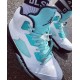 Womens/Mens Nike Jordan Retro 5 Island Green White/Black/White/Island Green Jordan Shoes