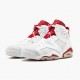 Womens/Mens Nike Jordan 6 Retro Alternate White/Gym Red/Pure Platinum Black Jordan Shoes