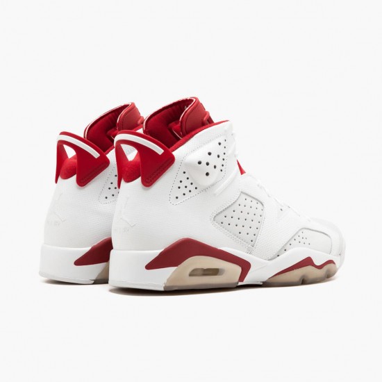 Womens/Mens Nike Jordan 6 Retro Alternate White/Gym Red/Pure Platinum Black Jordan Shoes