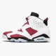 Womens/Mens Nike Jordan 6 Retro Carmine White/Carmine Black/Black Jordan Shoes