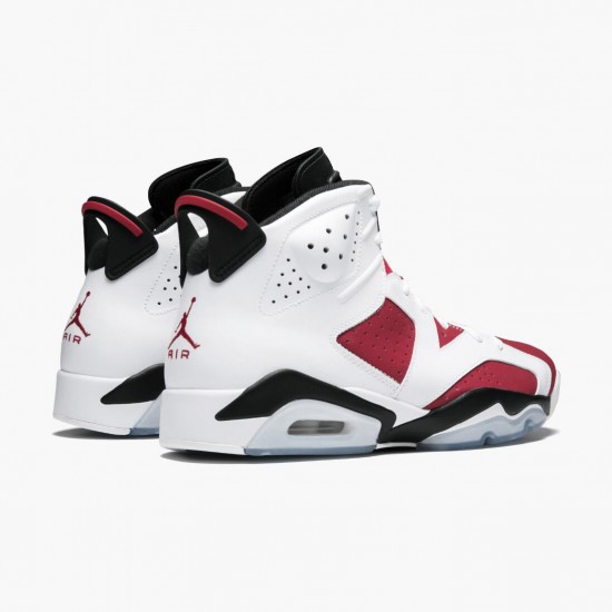 Womens/Mens Nike Jordan 6 Retro Carmine White/Carmine Black/Black Jordan Shoes