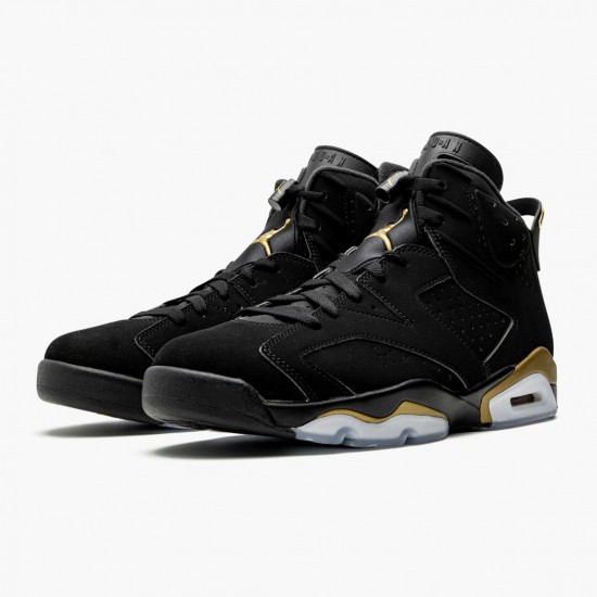 Mens Nike Jordan 6 Retro DMP 2020 Black Metallic Gold Black/Metallic Gold Jordan Shoes