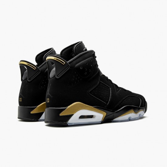 Mens Nike Jordan 6 Retro DMP 2020 Black Metallic Gold Black/Metallic Gold Jordan Shoes