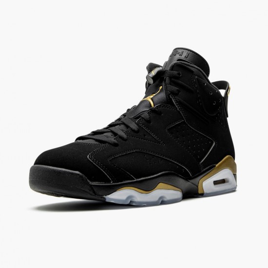 Mens Nike Jordan 6 Retro DMP 2020 Black Metallic Gold Black/Metallic Gold Jordan Shoes