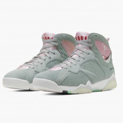 Men's Nike Jordan 7 Retro Neutral Grey Reflect Grey/Pink White Jordan Shoes