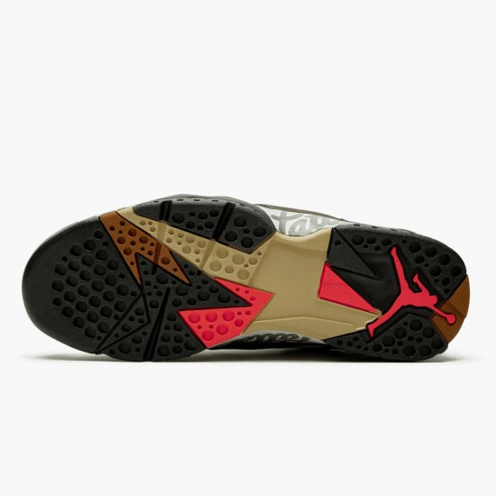 Womens/Mens Nike Jordan 7 Retro Patta Icicle Icicle/Sequoia-River Rock-Light Crimson Jordan Shoes