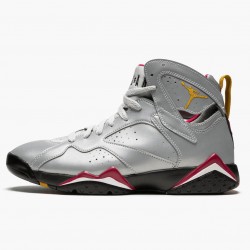 Men's Nike Jordan 7 Retro Reflections of A Champion Reflect Silver/Cardinal Red Bl Jordan Shoes