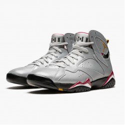 Men's Nike Jordan 7 Retro Reflections of A Champion Reflect Silver/Cardinal Red Bl Jordan Shoes