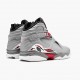 Mens Nike Jordan 8 Reflections of a Champion Reflect Silver/Hyper Blue/True Jordan Shoes