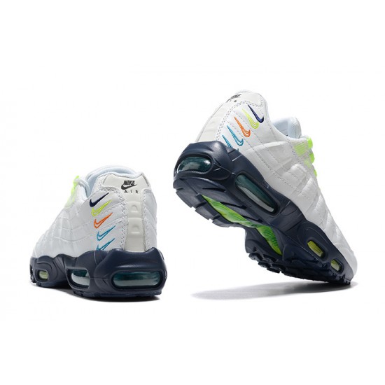 Men's Nike Air Max 95 TT White Blue Footwear DX1819-100