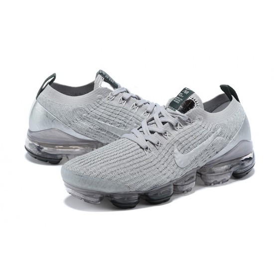 Women's/Men's Nike Air VaporMax Flyknit 3 Silver Grey Footwear AJ6900-101