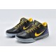 Nike Kobe 4 Black Mamba Mens Purple Black Yellow Sneakers Shoes AV6339 002