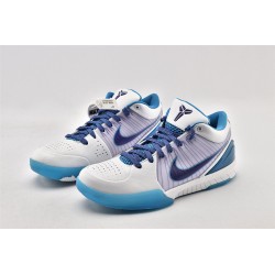 Nike Kobe 4 Black Mamba Mens Purple Charlotte Hornets Sneakers Shoes AV6339 100 