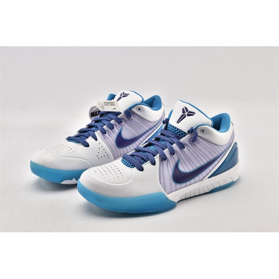 Nike Kobe 4 Black Mamba Mens Purple Charlotte Hornets Sneakers Shoes AV6339 100