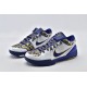 Nike Kobe 4 Black Mamba NBA Final MVP Home White Blue Gold Basketball Shoes Mens 354187 141