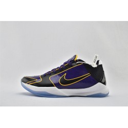 Nike Kobe 5 Black Mamba Mens Bryant Champ Lakers Mamba Week Purple Black Basketball Shoes  CD4991 500 