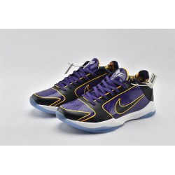 Nike Kobe 5 Black Mamba Mens Bryant Champ Lakers Mamba Week Purple Black Basketball Shoes  CD4991 500 