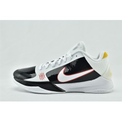 Nike Kobe 5 Black Mamba Mens Protro Alternate Bruce Lee White Black Red Basketball Shoes  CD4991 101 