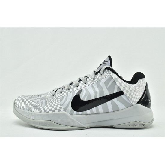 Nike Kobe 5 Black Mamba Mens Protro Gray Black Basektball Shoes CD4991 003