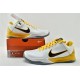 Nike Kobe 5 Black Mamba Mens White Black Yellow Basketball Shoes 386430 104