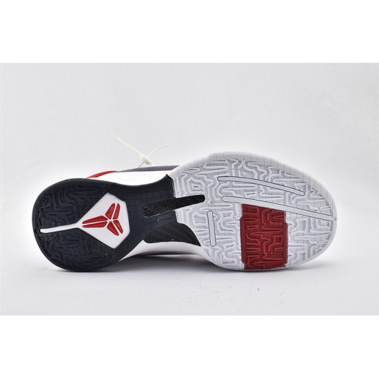 Nike Kobe 5 Black Mamba Mens White Obsidian Sport Red Basketball Shoes 386430 103
