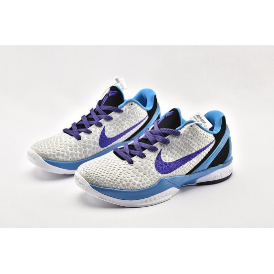 Nike Kobe 6 Black Mamba Black Purple White Mens Basketball Shoes 429659 102