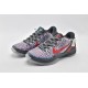 Nike Kobe 6 Black Mamba Dark Grey Daring Red Chlorine Blue Basketball Shoes DD2305 003