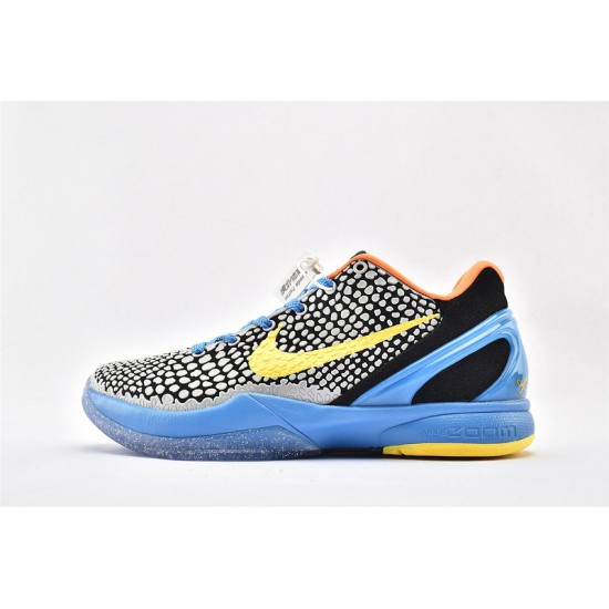 Nike Kobe 6 Black Mamba Glass Blue Helicopter All Star Mens Basketball Shoes 429659 005