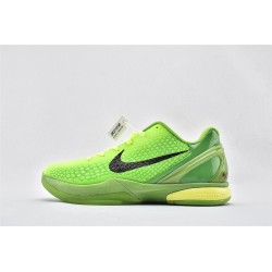 Nike Kobe 6 Black Mamba Grinch Green Apple Volt Crimson Black Mens Basketball Shoes CW2190 300 