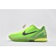 Nike Kobe 6 Black Mamba Grinch Green Apple Volt Crimson Black Mens Basketball Shoes CW2190 300