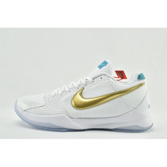 Nike Kobe 7 Black Mamba USA Team White Basketball Shoes Mens DB5551 900